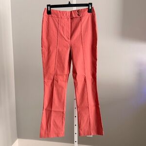 VERONICA BEARD Gorgeous Coral Pleated Ankle Pant Sz 4 NEW $395!!
